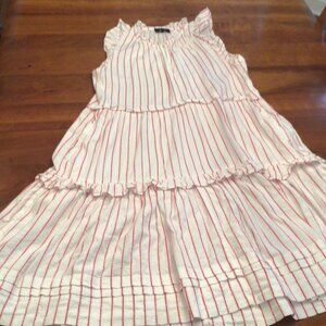 Me and Em Pink Striped Swing Dress